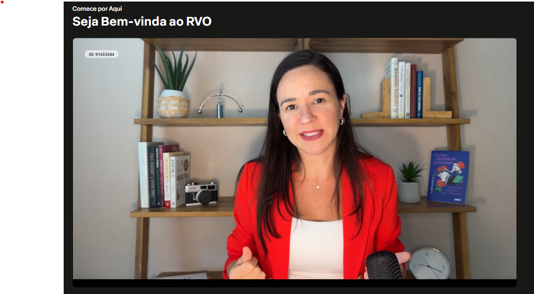 Aula RVO: Seja Bem-vinda ao RVO